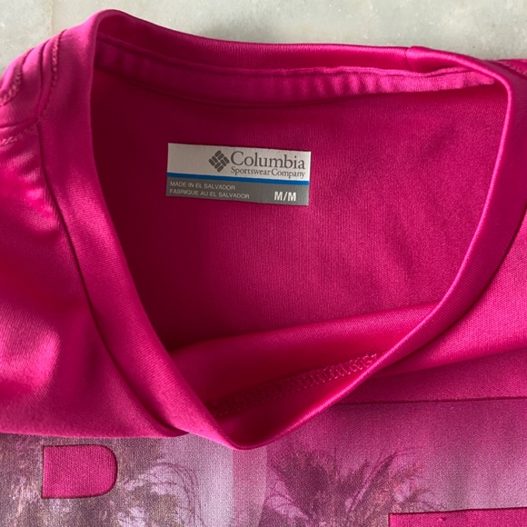 Columbia PFG Dri-fit Graphic Tee Girl’s M - Picture 2 of 5